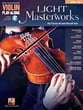 Violin Play Along #47 Light Masterworks Book and Online Audio cover